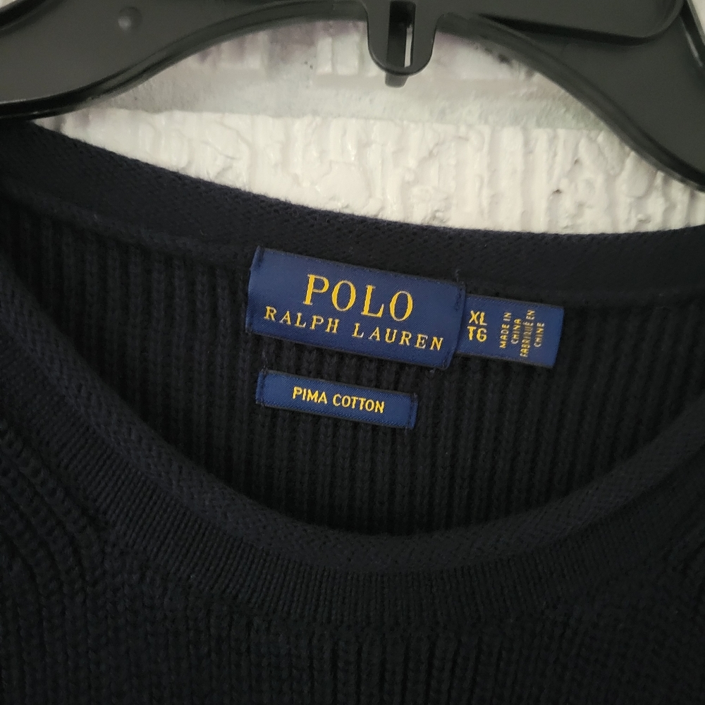 Polo sweater with embroidery - Picture 3 of 6